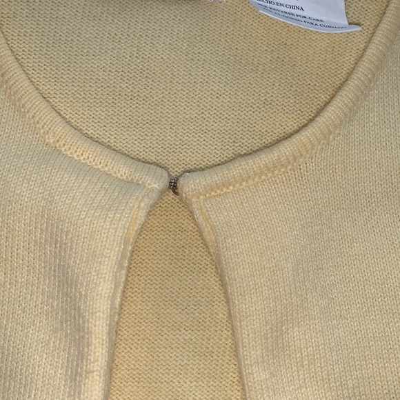 Sophie Rose Yellow Sweater Shrug Cardigan 4T EUC - Picture 5 of 13